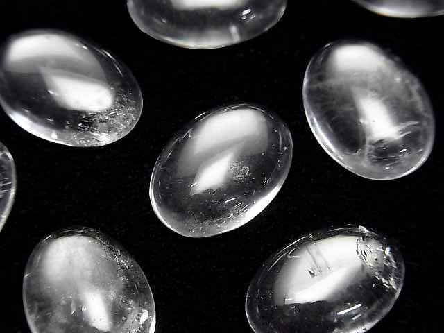 Cabochon, Crystal Quartz Gemstone Beads