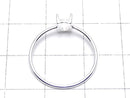 [Video]Silver925 Ring Frame (Prong Setting) Oval 6x4mm No.11 No coating 1pc