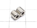 Metal parts magnetic Clasp 9x5x5mm silver color 4 pairs