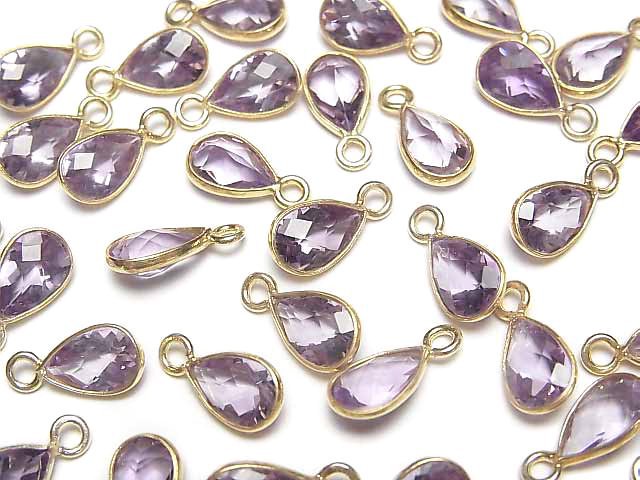 Amethyst, Bezel Setting, Pear Shape Gemstone Beads