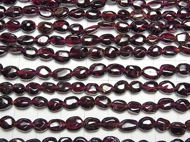 [Video]Garnet AA Nugget 1strand beads (aprx.13inch/33cm)