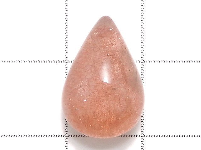 [Video][One of a kind] Natural Strawberry Quartz AAA Cabochon 1pc NO.129