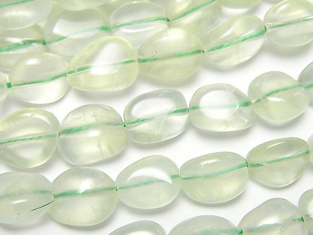 Nugget, Prehnite Gemstone Beads