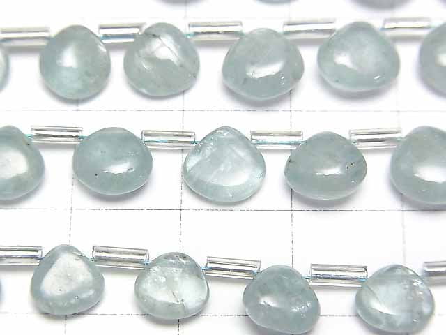 [Video]High Quality Sky Kyanite AA++ Chestnut (Smooth) 1strand beads (aprx.7inch/17cm)