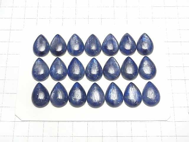 [Video]High quality Kyanite AAA Pear shape Cabochon 18x13mm 1pc