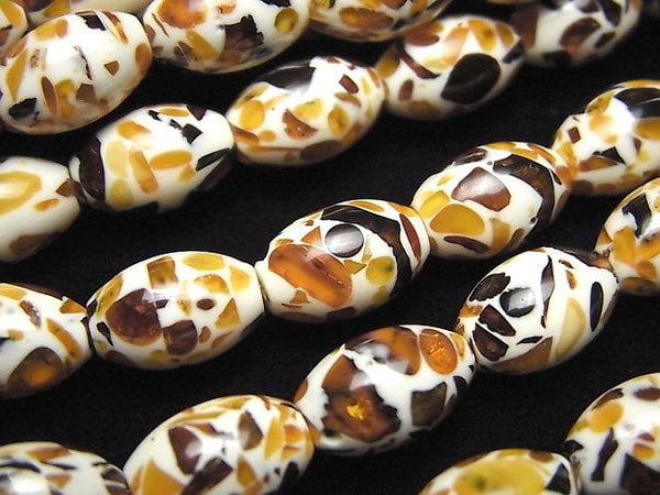 Amber, Rice Gemstone Beads