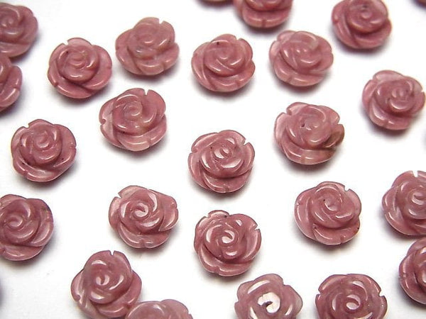 Rose, Siliceous Schist Gemstone Beads