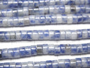 [Video] Sodalite AA+ Rondelle (Heishi )4x4x2mm 1strand beads (aprx.15inch/36cm)