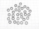 [Video] Metal Parts Rondelle 10x10x4mm Silver Color (with CZ) 2pcs