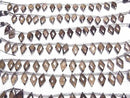[Video]High Quality Smoky Quartz AAA Diamond Shape 15x8mm half or 1strand (12pcs )