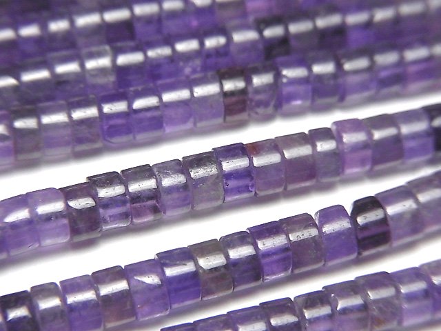 Amethyst, Roundel Gemstone Beads