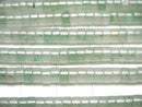 [Video] Green Aventurine Rondelle (Heishi )4x4x2mm 1strand beads (aprx.15inch/36cm)