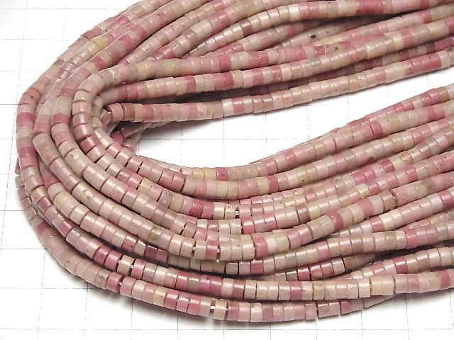 [Video]Siliceous Schist AA+ Rondelle (Heishi )4x4x2mm 1strand beads (aprx.15inch/36cm)