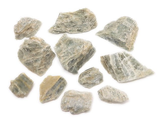 [Video][One of a kind] Unheated Aquamarine rough rock 11pcs set NO.1