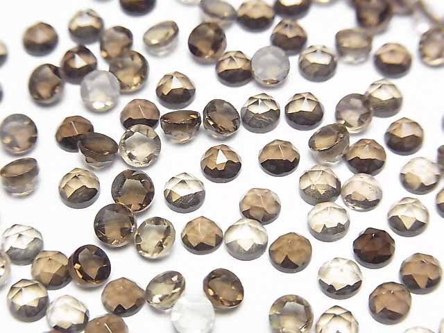 Rose, Smoky Quartz Gemstone Beads