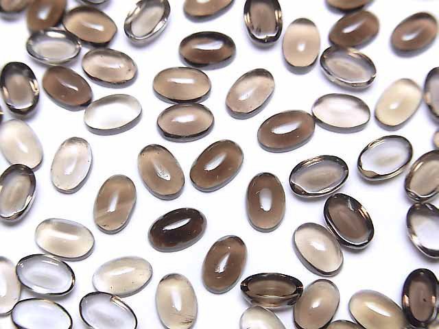 Cabochon, Smoky Quartz Gemstone Beads