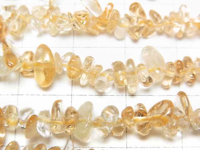 [Video]Citrine AA Chips (Small Nugget ) 1strand beads (aprx.33inch/82cm)