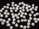 [Video]Fresh Water Pearl AA+ Loose stone Potato -Baroque 9-10mm White 5pcs