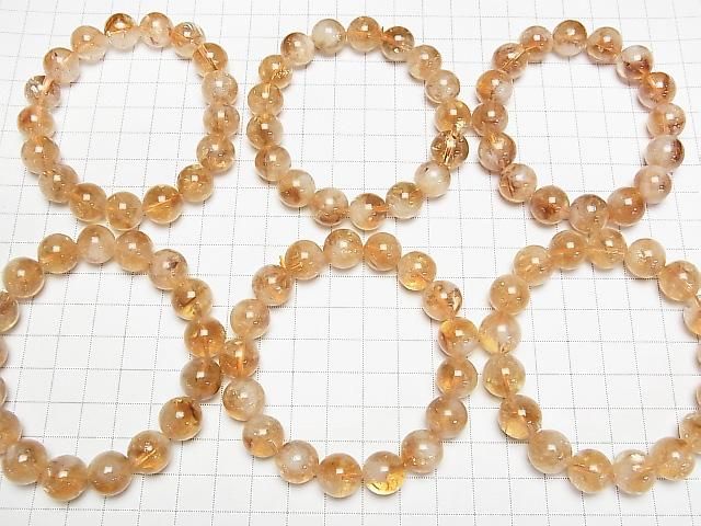 [Video] Phantom Citrine AA+ Round 12.5mm Bracelet