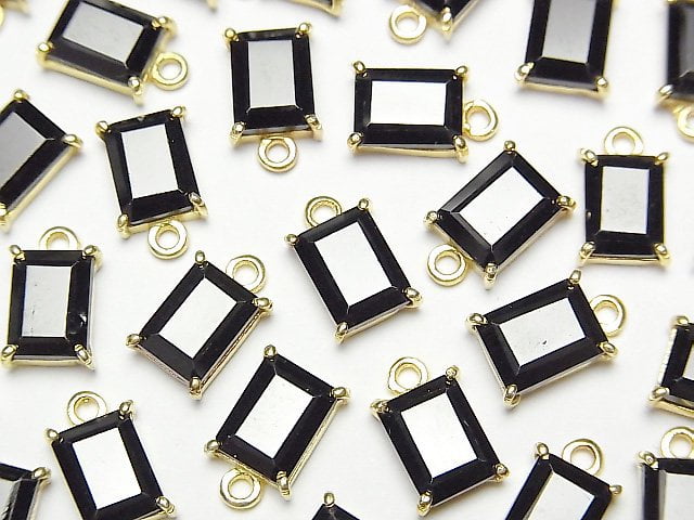 Bezel Setting, Rectangle, Spinel Gemstone Beads