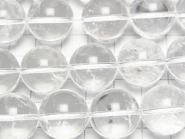 水晶石英 AA++ 圓珠 18毫米 半串或1串珠子（約15英吋/36公分）