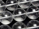 Crystal Quartz, Round Gemstone Beads