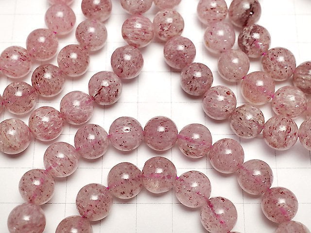 [Video] Pink Epidote AA++ Round 10mm Bracelet