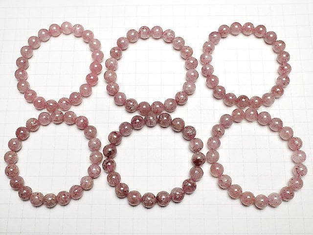 [Video] Pink Epidote AA++ Round 10mm Bracelet