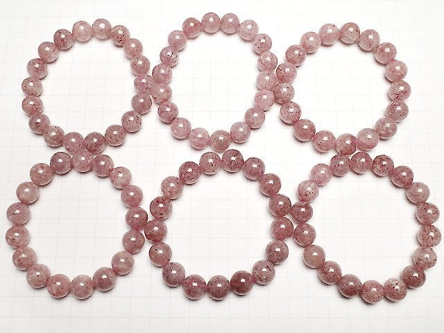 [Video] Pink Epidote AA++ Round 12mm Bracelet