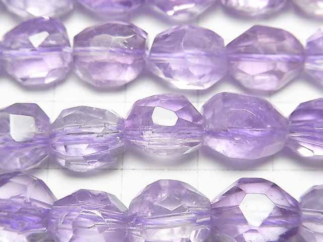 [Video] Pink Amethyst AA++ Faceted Nugget [Dark Color] half or 1strand beads (aprx.15inch/37cm)