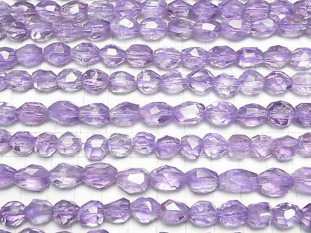 [Video] Pink Amethyst AA++ Faceted Nugget [Dark Color] half or 1strand beads (aprx.15inch/37cm)