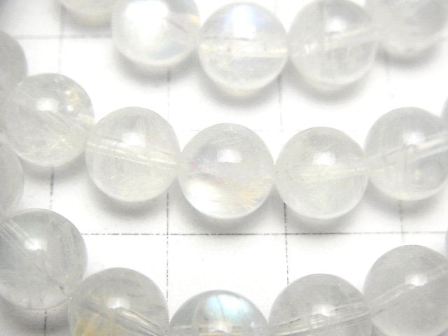 [Video]Rainbow Moonstone AAA Round 8mm Bracelet