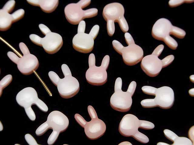 [Video] Queen Conch Shell AAA rabbit motif 9x6mm [Drilled Hole ] 1pc