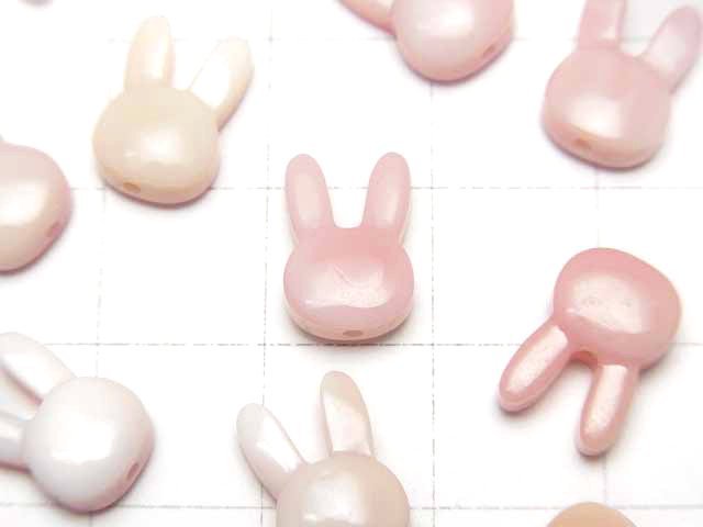 [Video] Queen Conch Shell AAA rabbit motif 12x8mm [Drilled Hole ] 1pc