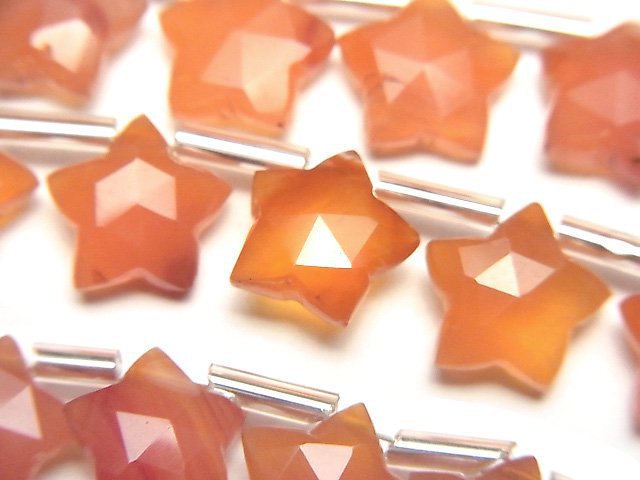 Carnelian, Star Gemstone Beads