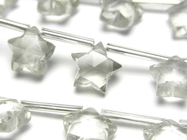 Green Amethyst, Star Gemstone Beads