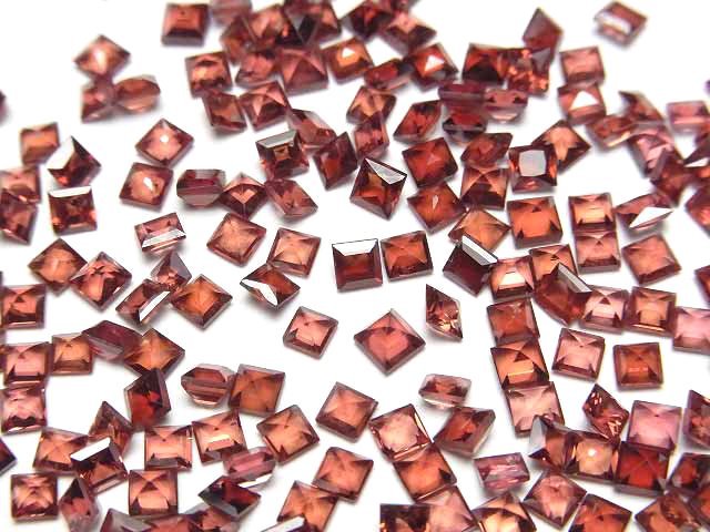 Garnet, Rectangle Gemstone Beads