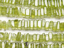 [Video]High Quality Peridot AA++ Square Rondelle (Disc) half or 1strand beads (aprx.15inch/38cm)