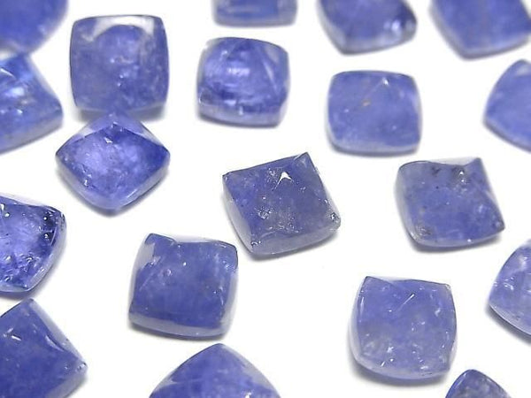 [Video]High Quality Tanzanite AAA- Sugarloaf Cut 8x8mm 1pc