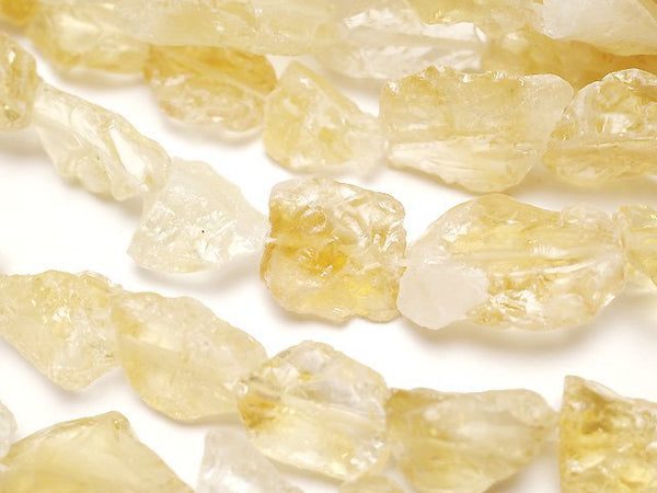 Citrine, Nugget, Rough Rock Gemstone Beads