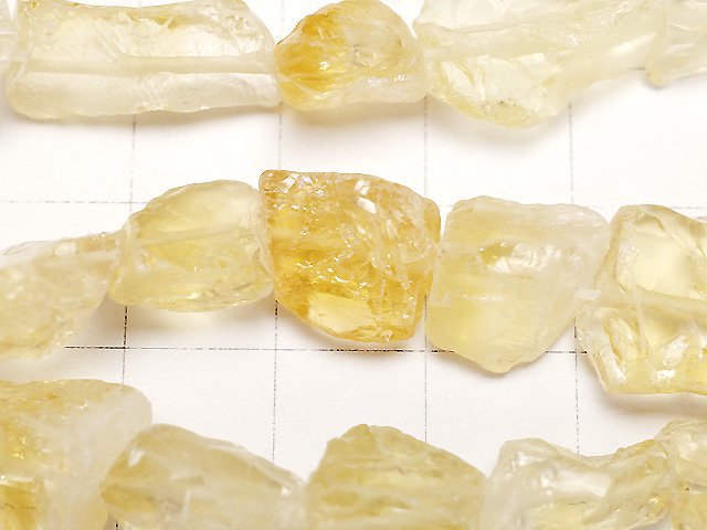 [Video]Citrine AA++ Roughlock Nugget 1strand beads (aprx.14inch/35cm)