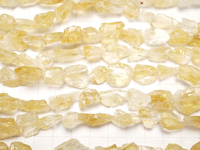 [Video]Citrine AA++ Roughlock Nugget 1strand beads (aprx.14inch/35cm)