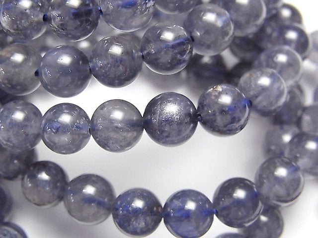 Accessories, Bracelet, Iolite, Round Gemstone Beads