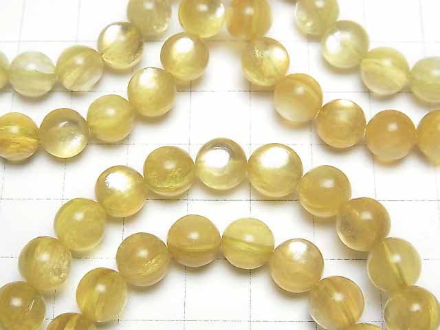 Goldene Mica AAA Rund 8mm Armband