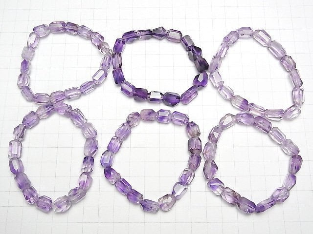 [Video]Elestial Quartz AAA- Faceted Nugget Bracelet