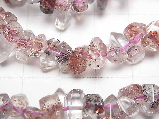 [Video] Elestial Quartz AA++ Faceted Nugget Bracelet