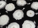 [Video]Indian Solar Quartz (Stalactite) Slice Nugget Pendant Silver Color 1pc