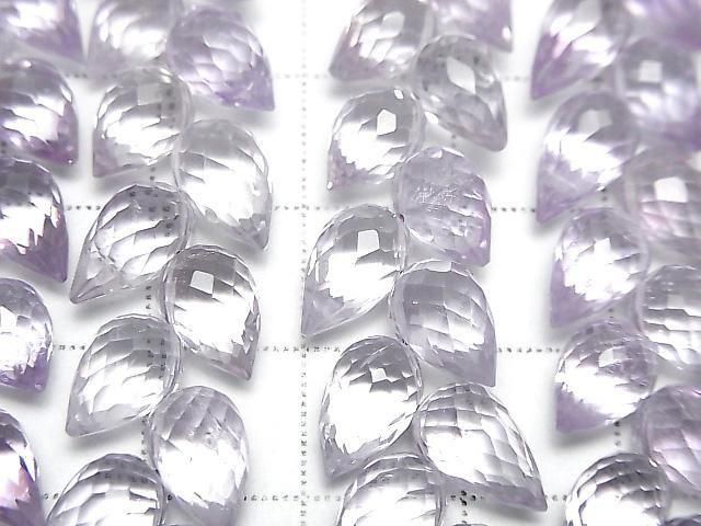 [Video] High Quality Pink Amethyst AAA- Flower Bud Faceted Briolette 1 Strand (27pcs)