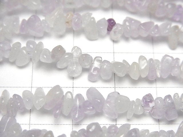 [Video] Lavender Amethyst AA Chips (Small Nugget ) 1strand beads (aprx.34inch/86cm)