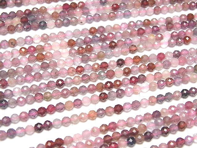 [Video]High Quality! Multicolor Spinel AA++ Faceted Round 4mm half or 1strand beads (aprx.15inch/36cm)